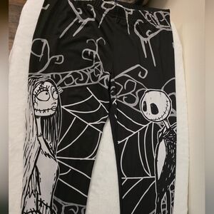 The Nightmare Before Christmas Jack & Sally Leggings